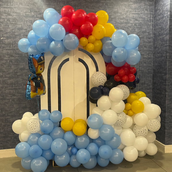 Kid's Primary Themed Balloon Garland