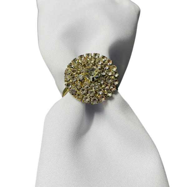 Napkin Rings (Gold Diamond)