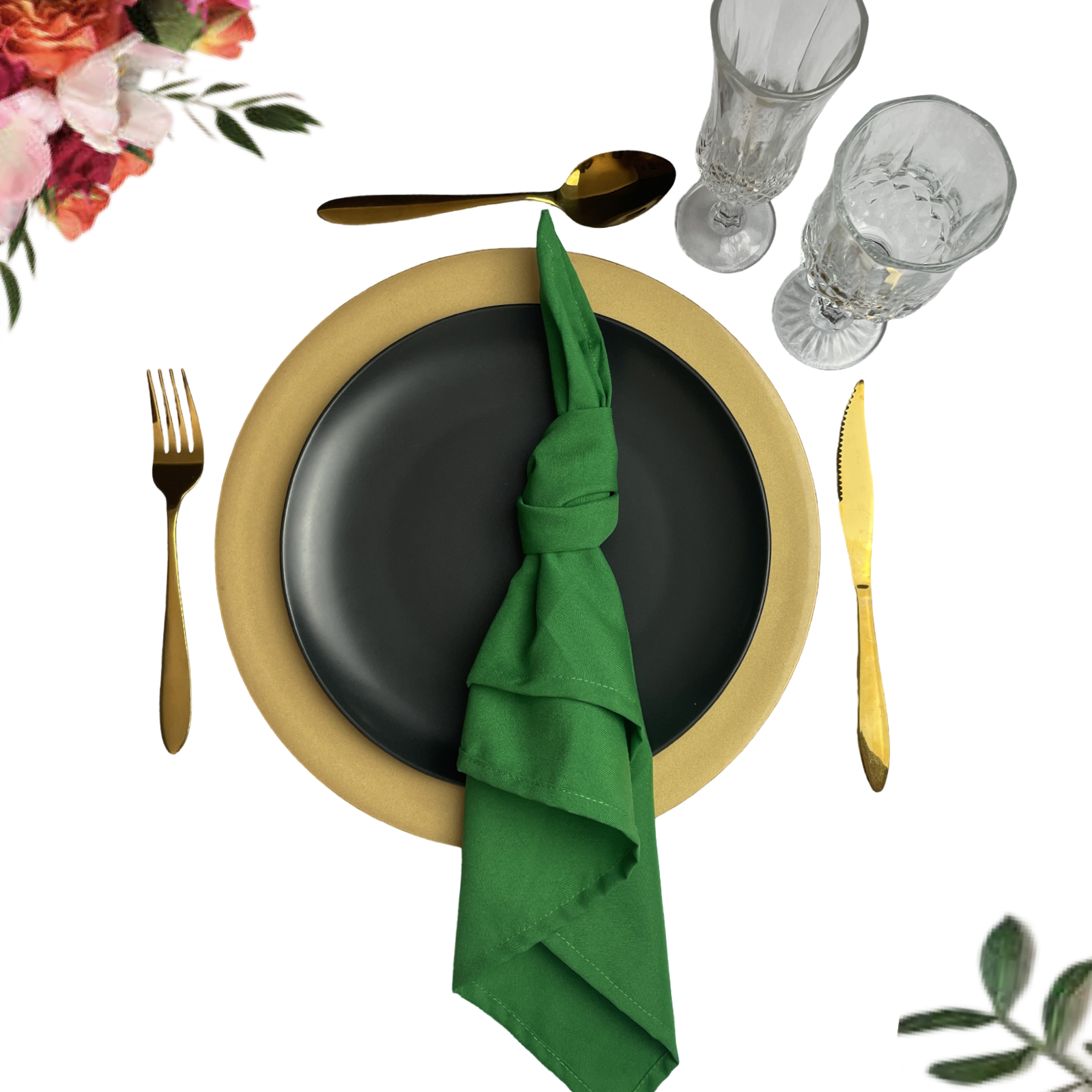 Gold/Black/Green Dinner Combo #1 Gold/Black/Green Dinner Combo #1