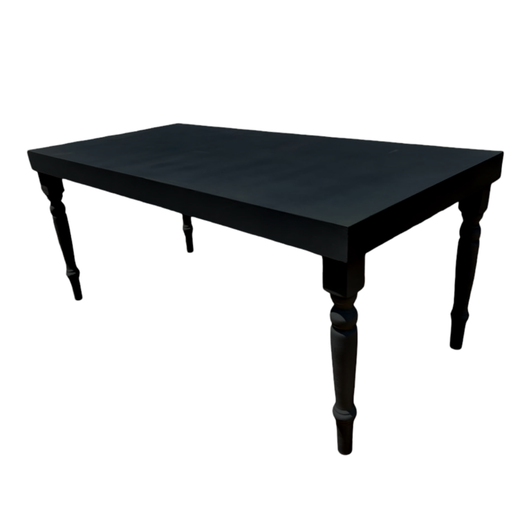 Black Wooden Table