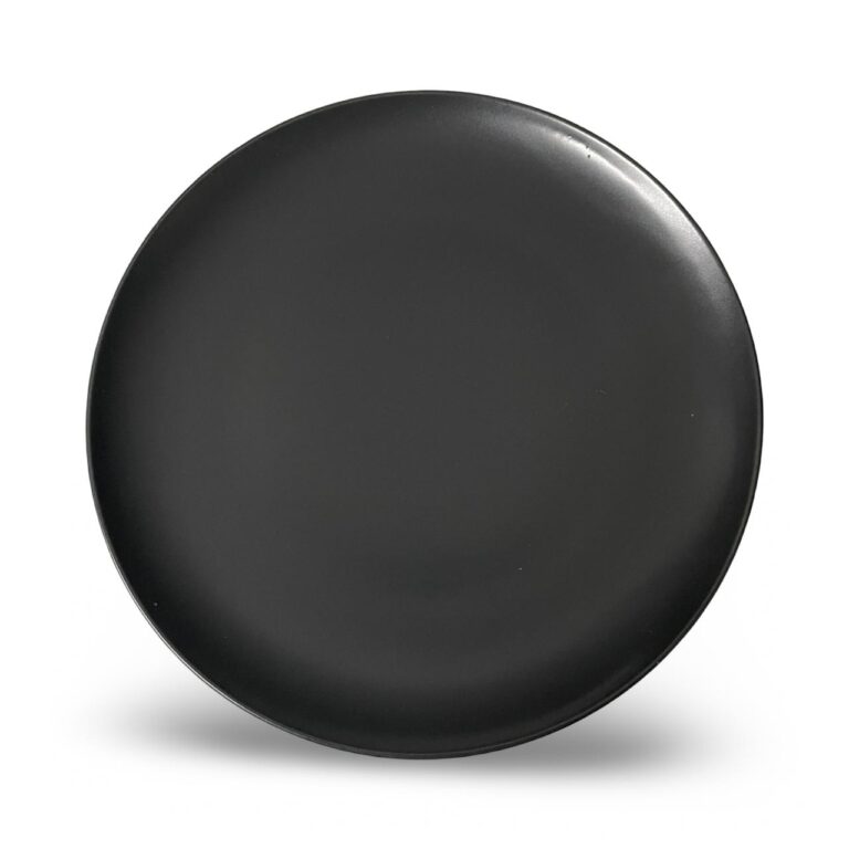 Black Dinner Plate