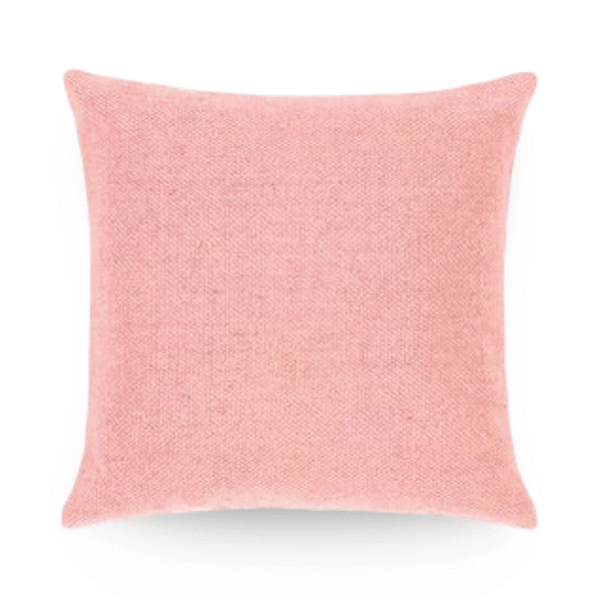 light pink cushion