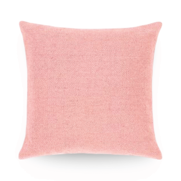 light pink cushion