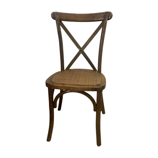 wooden cross back chairs